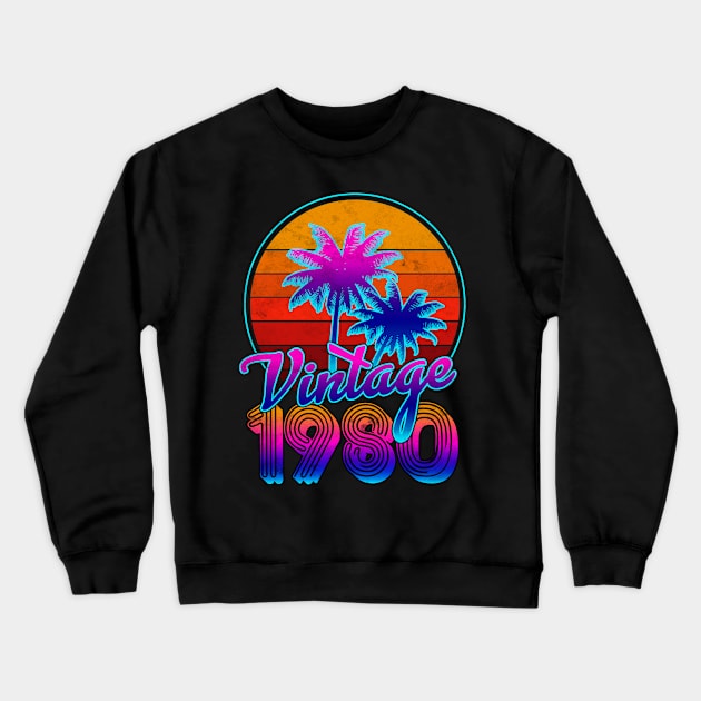 Vintage Classic 1980 Crewneck Sweatshirt by franzaled